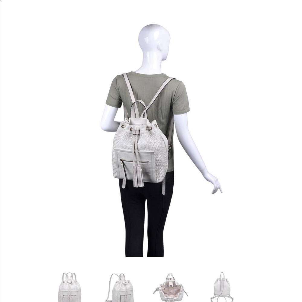 Moda Luxe White Backpack